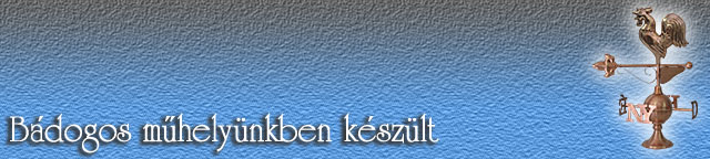 Bádogos műhely, termék gyártás, fémnyomás, lakberendezési tárgyak gyártása